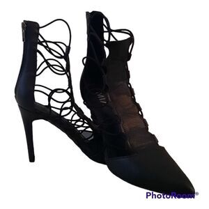 Mia Taliano Lizard Strappy Gladiator Heels